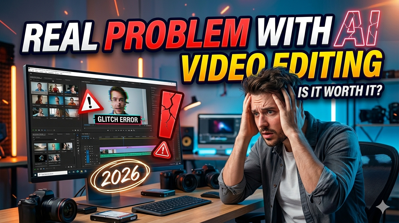 Creator workspace with multiple AI video editing tool windows open